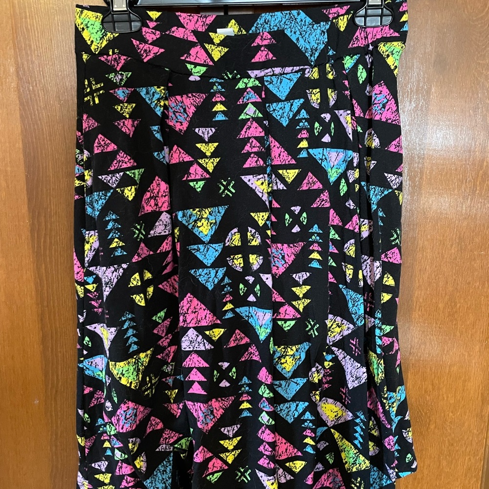 Lularoe Madison Skirt Black Medium